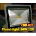 สปอร์ตไลท์ LED Floodlight 30W (Taiwan Chip) 12-24 V โคมหนาเกรด A แสงสีขาว (Cold White) ::::ราคาช่วงโปรโมชั่น ::::  